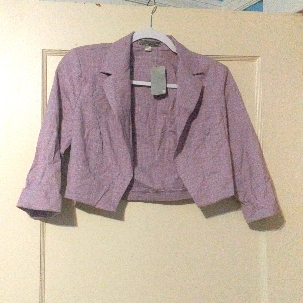 Cropped blazer XS